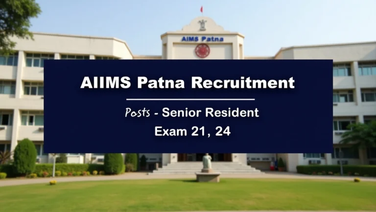 AIIMS Patna Recruitment 2025