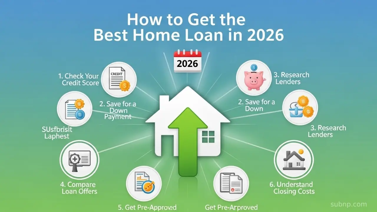 How to Get the Best Home Loan in 2026: Interest Rates, Eligibility, Documents, EMI Calculator & 7 Pro Tips