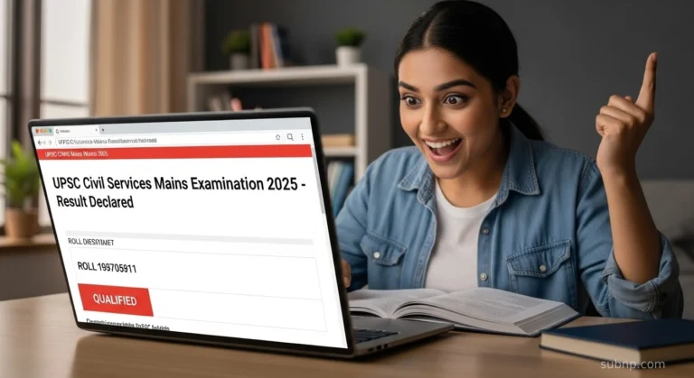 UPSC Mains 2025 Result Declared