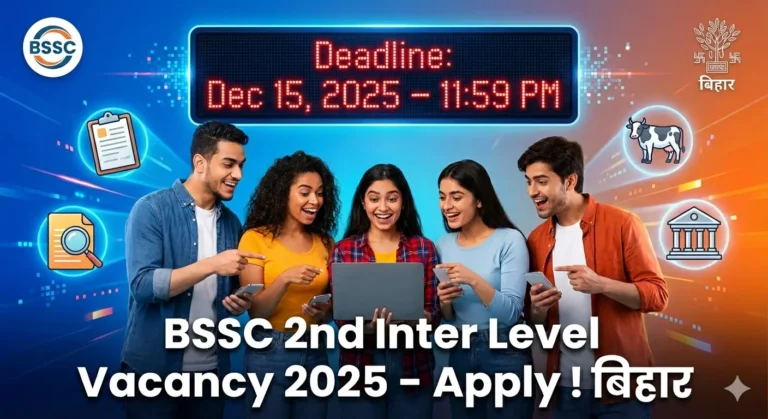 BSSC 2nd Inter Level Vacancy 2025